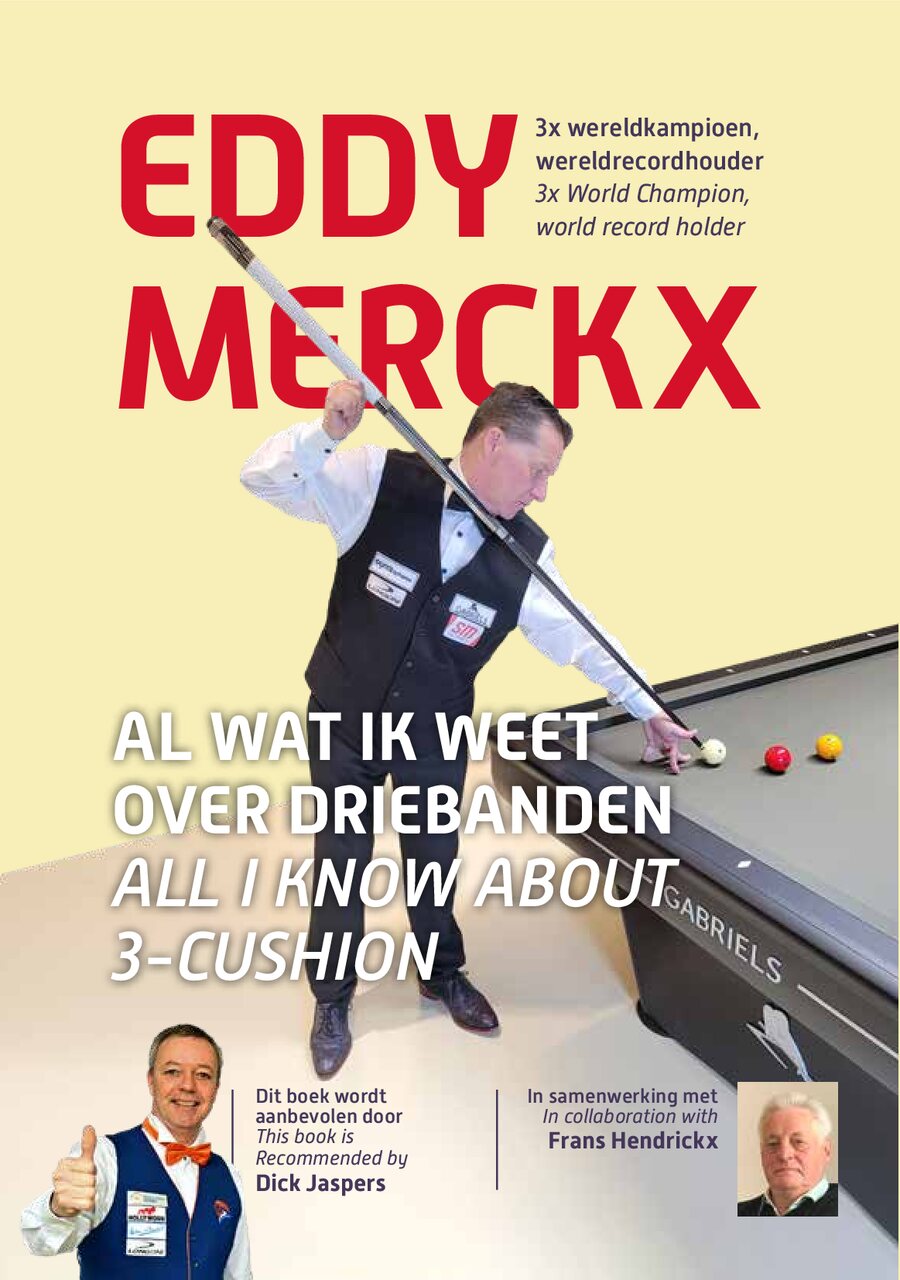 Cover van het boek Al wat ik weet over driebanden / All I know about 3-cushion van Eddy Merckx