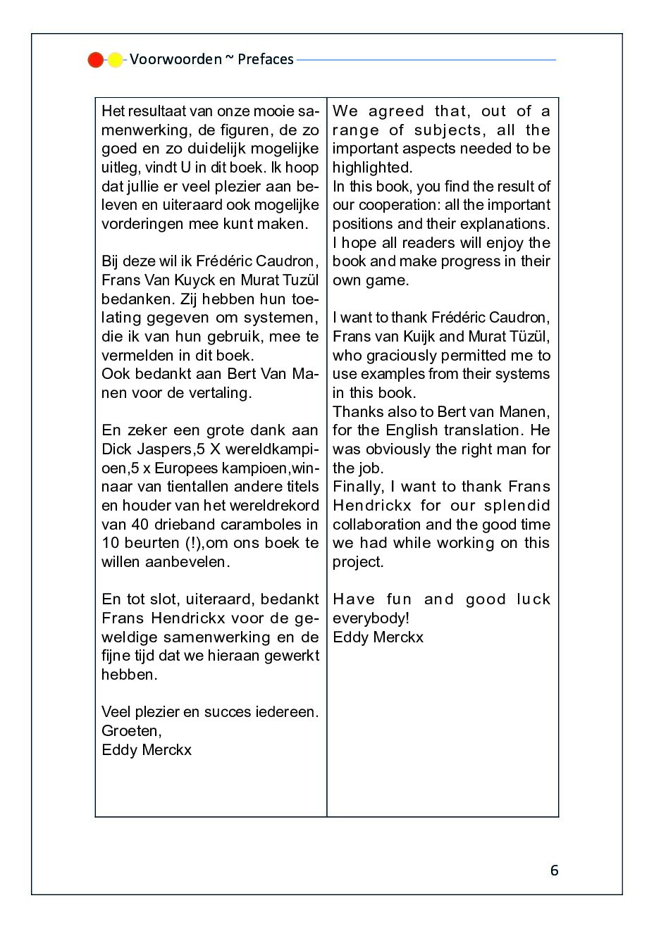 Voorwoord / Preface – pagina 2